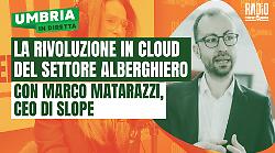 Nuovo appuntamento con Umbria in diretta: ospite in studio Marco Matarazzi, ingegnere informatico, CEO e co-fondatore di Slope