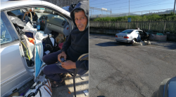 Malato di Parkinson dorme in auto. "Non torno in patria per non perdere i 700 euro dell'invalidità, ma sono pochi per casa, cibo e medicine"