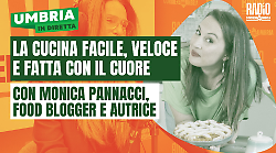Si parla di cucina facile e veloce a Umbria in diretta: ospite Monica Pannacci, la food blogger da milioni di follower