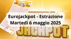 Eurojackpot, estrazione: i numeri vincenti di oggi, martedì 6 maggio. Il jackpot sale a 120 milioni di euro