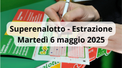 Lotto e Superenalotto, le estrazioni di oggi martedì 6 maggio: i numeri vincenti