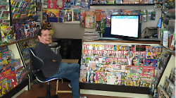 Michele Lucello: "Ho scelto l'edicola ad un lavoro pi&ugrave; redditizio". A la Piazzolina di Bibbiena si cercano altri volontari