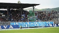 I tifosi contestano la società del Foligno per il -1: striscioni in città, "Ora basta, via tutti"