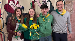 Porta San Facondino: i giovani portaioli si preparano per il Palio di Primavera