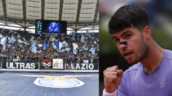 Lazio - Juventus, Carlos Alcaraz presente allo Stadio Olimpico: "Il motivo? Tifare per la squadra del mio amico"