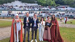 Narni, festa al campo de li giochi. Il terziere Santa Maria ha vinto la 57esima edizione della Corsa all'Anello