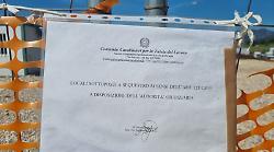 Foligno, sigilli al cantiere del ciclodromo di Corvia