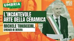 L'arte della ceramica protagonista a Umbria in diretta: ospite il sindaco di Deruta Michele Toniaccini