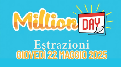 Million Day e Million Day Extra, le estrazioni di oggi giovedì 22 maggio: i numeri vincenti