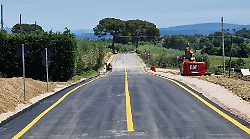 Castiglione del Lago, la strada provinciale di Porto riapre dopo un anno di lavori