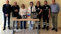 Spoleto, l'associazione Parenzi dona due nuovi ecografi palmari al San Matteo degli Infermi e al Distretto