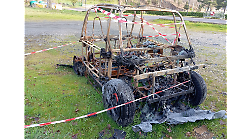 Veicolo elettrico prende fuoco: distrutto e danni a bar pizzeria. Chi paga? Chiesti danni alla casa produttrice del quadriciclo