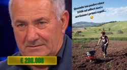 Affari tuoi, cosa regalarsi dopo una vittoria da 200 mila euro? Il contadino molisano Angelo non ha avuto dubbi