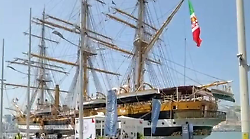 L’Amerigo Vespucci rientra a Genova: due anni di missione, onori e orgoglio nazionale