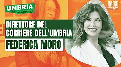 Il direttore per un giorno Federica Moro a Umbria in diretta 