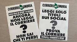 La "campagna del punto interrogativo": il Corriere dell'Umbria lancia la sua nuova sfida per riavvicinare i lettori alle edicole
