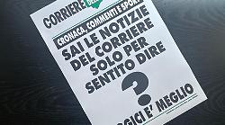 Sai le notizie del Corriere solo per sentito dire? Leggici è meglio: la campagna del punto interrogativo