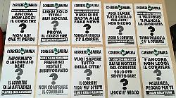 Dieci giorni di punti interrogativi: oggi l'ultima locandina della campagna lanciata dal Corriere