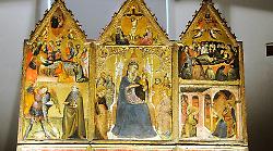 Il trittico ritrovato in mostra a Montefalco. Esposta l'opera di Giovanni di Corraduccio acquistata all'asta dalla fondazione Carifol