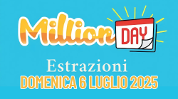 Million Day e Million Day Extra, le estrazioni di oggi domenica 6 luglio: i numeri vincenti