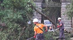 Orvieto: alberi caduti, coperture divelte, frane e allagamenti. Cimitero chiuso per tre giorni