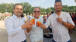 Taglio del nastro per l'Acqua park Oasi del Tezio