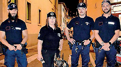 Alla Notte Fucsia di Città di Castello il debutto della nuova unità cinofila: un alleato in più per la sicurezza cittadina