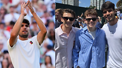 Tom Holland sfida Carlos Alcaraz a Wimbledon: "Dobbiamo giocare a golf insieme"
