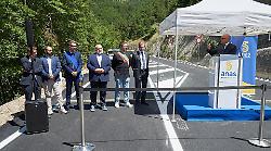 Commissario Castelli inaugura la S.P. 64 Nursina. "Un altro passo  verso la rinascita dell’Appennino centrale"