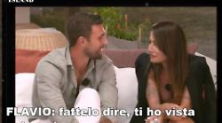 Temptation Island, cresce il feeling tra il single Flavio Ubirti, portiere della Baldaccio Bruni e Denise