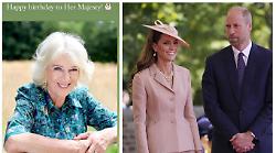 William e Kate fanno gli auguri a Camilla, ma scelgono una sola emoji: il significato non è casuale