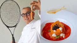 Bruno Barbieri ha mantenuto la promessa: "Ecco il soufflè alle carote per Sinner" e "l'ingrediente speciale" per Alcaraz