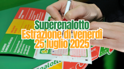 Lotto e Superenalotto, le estrazioni di oggi venerdì 25 luglio: i numeri vincenti