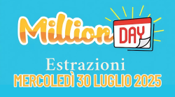 Million Day e Million Day Extra, le estrazioni di oggi mercoledì 30 luglio: i numeri vincenti