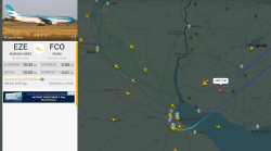 Volo del Perugia Calcio devia verso Buenos Aires. Rientro posticipato

