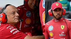 Vasseur parla dei problemi di Hamilton in Ferrari: "Sia Lewis che io abbiamo sottovalutato la situazione"