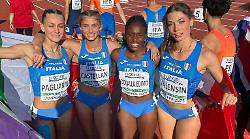 Incredibile Castellani: è medaglia d'oro agli Europei Under 20 nella staffetta 4x100