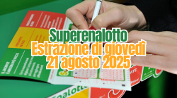 Lotto e Superenalotto, le estrazioni di oggi giovedì 21 agosto: i numeri vincenti