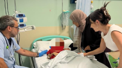 Bimbo palestinese operato a Perugia, la presidente Proietti: "Commozione e gratitudine". Il messaggio sui social