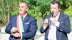Inaugurati i nuovi ascensori a Todi. Il ministro Salvini: "Non ci sono solo le grandi opere". Il sindaco: " il coronamento di un sogno"