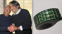 Giorgio Armani, quell'anello in oro nero. La commozione di Beppe Angiolini Sugar: "Immortale"
