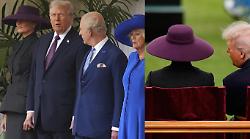 Melania Trump a Londra, perchè gli occhi sono coperti dal cappello 