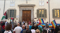 In tanti in piazza XX Settembre per dire no alla guerra