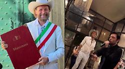 Matrimonio da sogno con Jovanotti e Tiziano Ferro in concerto a Cortona: scopri i video e le foto della festa
