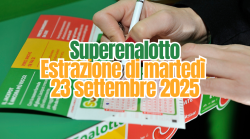 Lotto e Superenalotto, le estrazioni di oggi martedì 23 settembre: i numeri vincenti