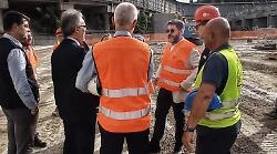 Terni, il sopralluogo al cantiere della nuova rampa scorie. Monitoraggio della Regione sul rispetto dell'Accordo di programma di Ast-Arvedi