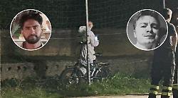 Ucciso e fatto a pezzi, le immagini del cuoco arrestato con la bici della vittima vicino al luogo del ritrovamento del cadavere