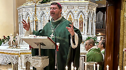 Gubbio, il vescovo Luciano Paolucci Bedini ha festeggiato trent'anni di sacerdozio 