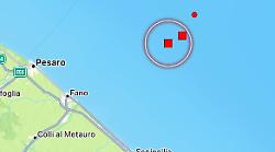 Terremoto di magnitudo 4.4 nelle Marche: epicentro al largo della costa di Pesaro 
