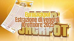Eurojackpot, estrazione di oggi venerdì 10 ottobre: i numeri vincenti. Il jackpot sale a 46 milioni di euro